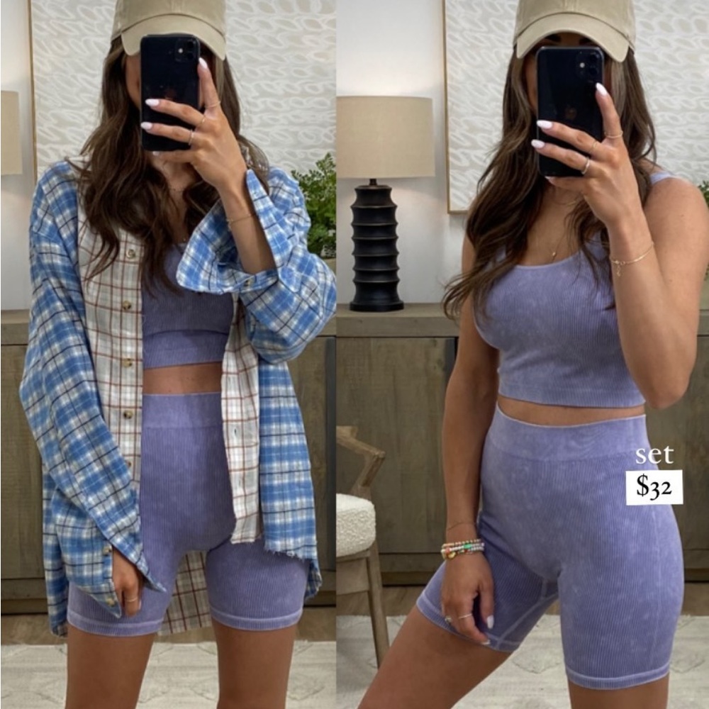 Biker Short Set